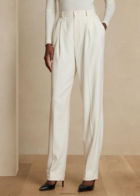 Ralph Lauren naised andela villasegu püksid PR0V9356 kreem