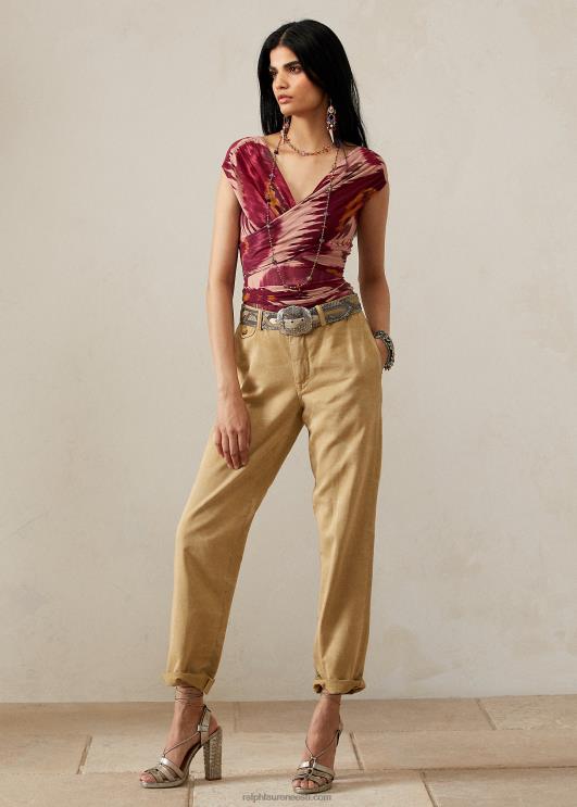 Ralph Lauren naised garnisoni chino püksid PR0V9334 sõjaline õppus