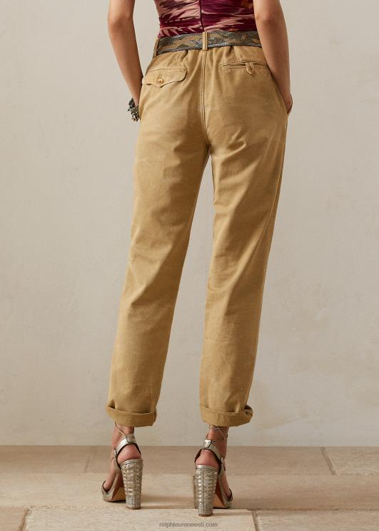 Ralph Lauren naised garnisoni chino püksid PR0V9334 sõjaline õppus