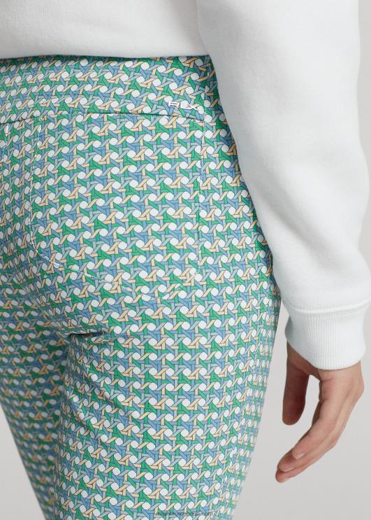 Ralph Lauren naised graafilise motiiviga venituspüksid PR0V3725 kevadpunutis