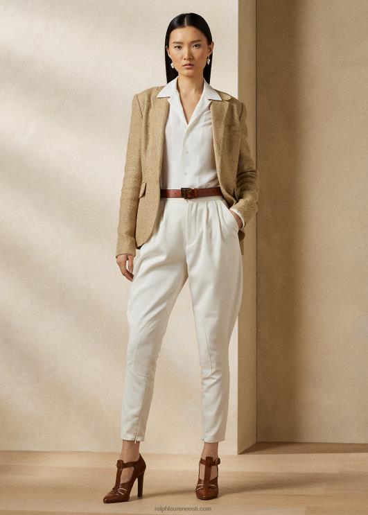 Ralph Lauren naised harrisoni ratsaväe toimse jodhpuri püksid PR0V3564 lux kreem