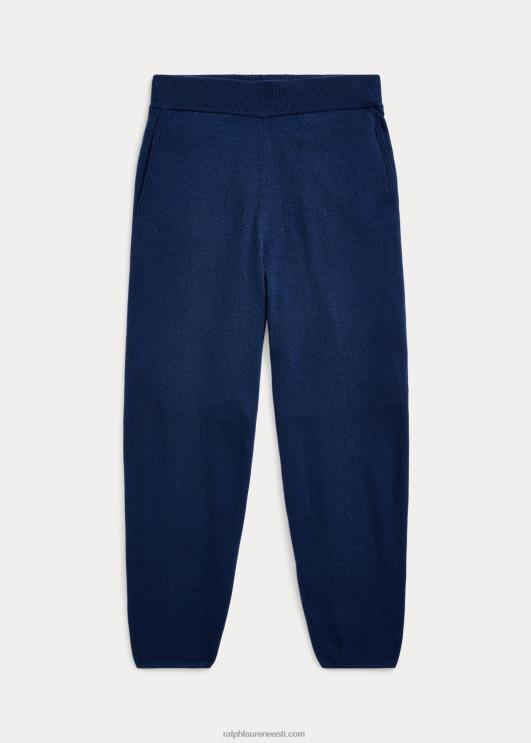 Ralph Lauren naised kašmiirist kärbitud kitsenev püks PR0V3134 merevägi