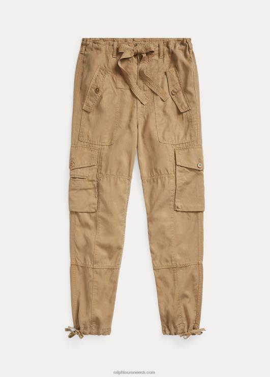 Ralph Lauren naised linasest toimsest cargo püksid PR0V9199