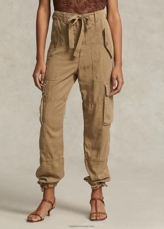 Ralph Lauren naised linasest toimsest cargo püksid PR0V9199