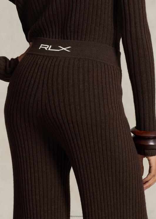 Ralph Lauren naised meriinovillane laia säärega kampsun PR0V3088 antiikpruun