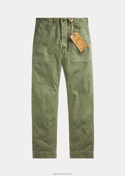 Ralph Lauren naised puuvillased tarbepüksid PR0V3609 brewster roheline