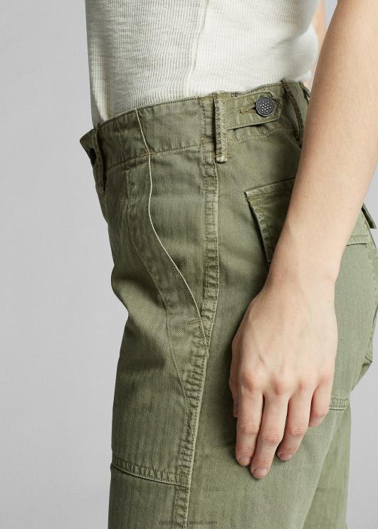 Ralph Lauren naised puuvillased tarbepüksid PR0V3609 brewster roheline