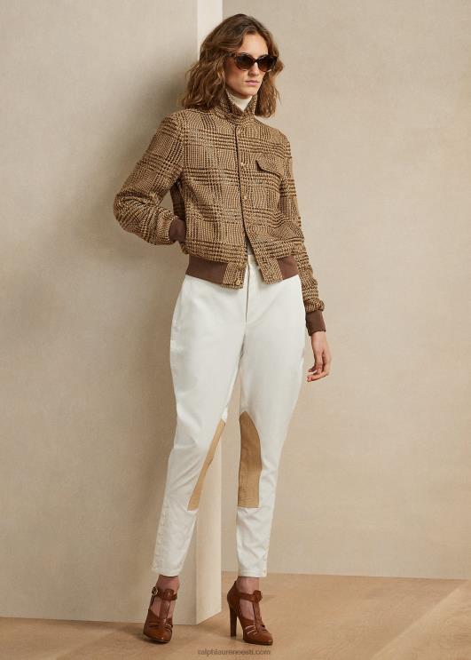 Ralph Lauren naised õrnalt puuvillased jodhpuripüksid PR0V3559 elevandiluust