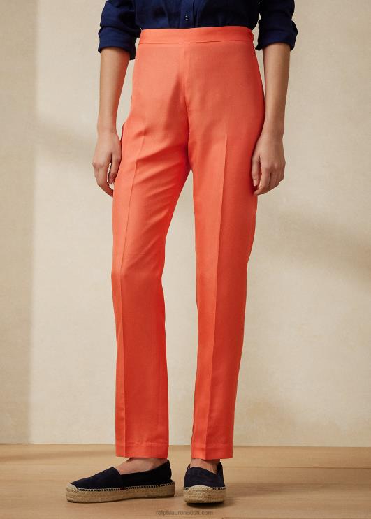 Ralph Lauren naised robynn siidist shantung püksid PR0V9315 melon