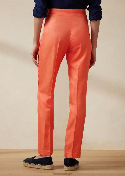 Ralph Lauren naised robynn siidist shantung püksid PR0V9315 melon