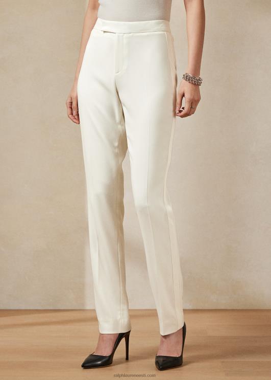 Ralph Lauren naised seth villane krepp smoking püksid PR0V9281 lux kreem