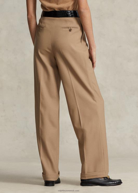 Ralph Lauren naised sirge jalaga villasegupüksid PR0V9124 kaamel