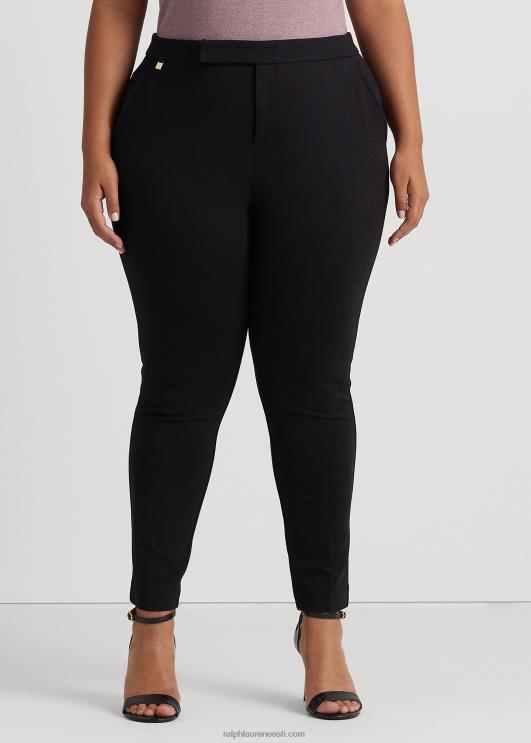 Ralph Lauren naised sirge ponte püks PR0V4722 must