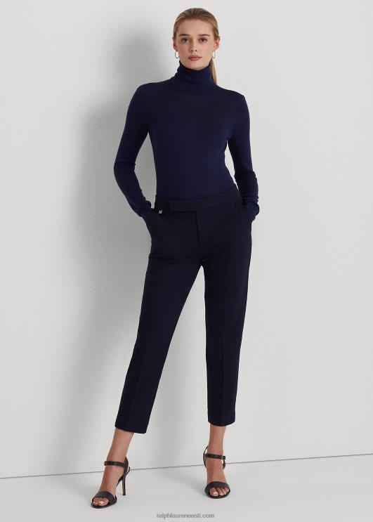 Ralph Lauren naised sirge ponte püks PR0V9459 merevägi