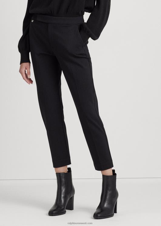 Ralph Lauren naised sirge ponte püks PR0V9460 must