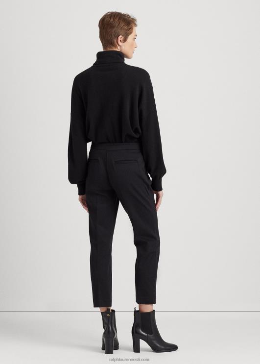 Ralph Lauren naised sirge ponte püks PR0V9460 must