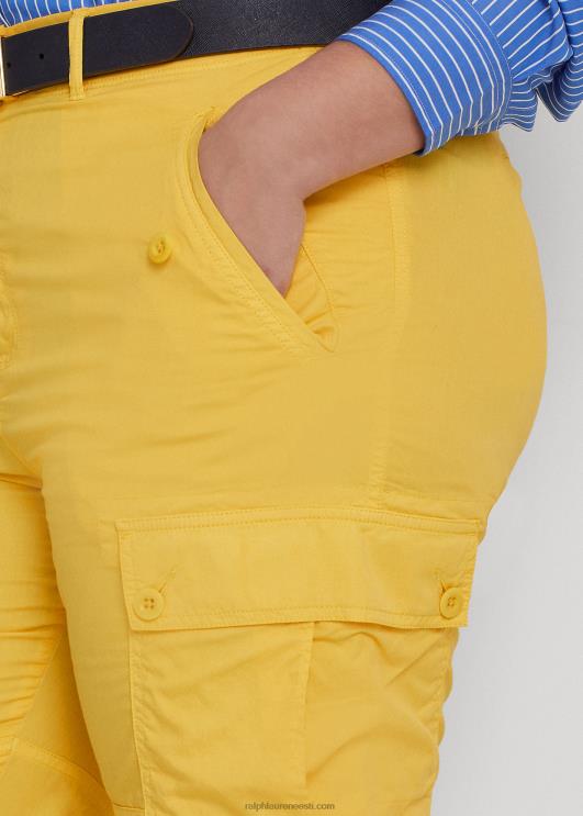 Ralph Lauren naised sulelised toimsed pahkluupüksid PR0V4807 päikesekala kollane