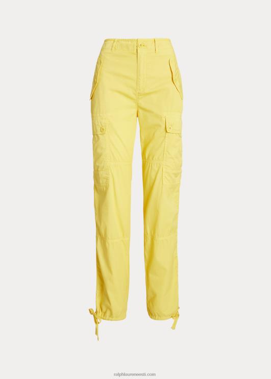 Ralph Lauren naised sulelised toimsed pahkluupüksid PR0V9526 päikesekala kollane