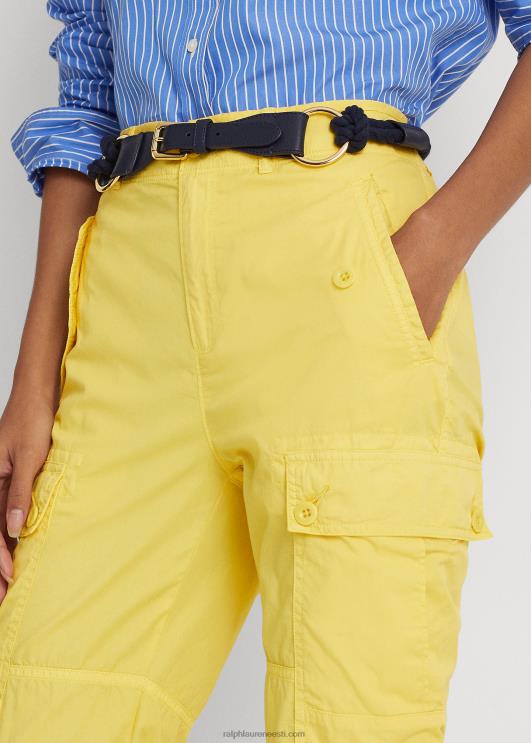 Ralph Lauren naised sulelised toimsed pahkluupüksid PR0V9526 päikesekala kollane