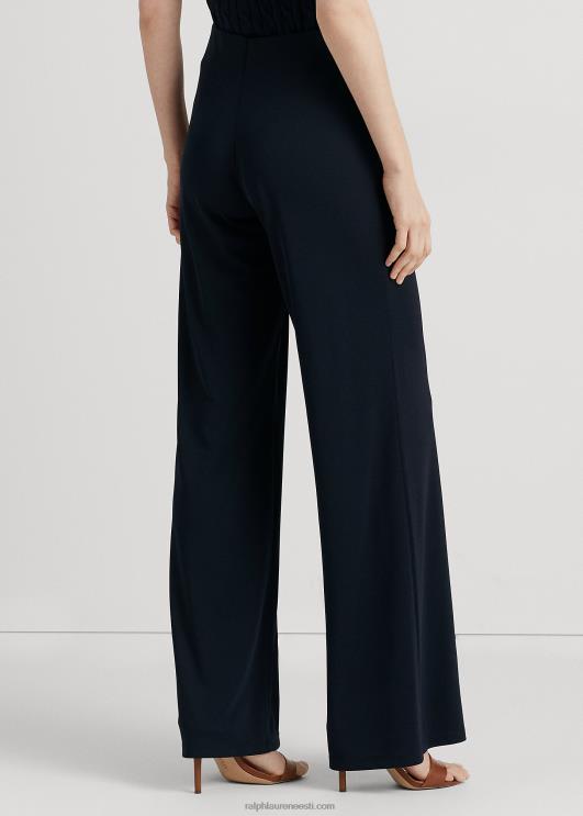 Ralph Lauren naised veniv jersey laia säärega püksid PR0V9157 merevägi