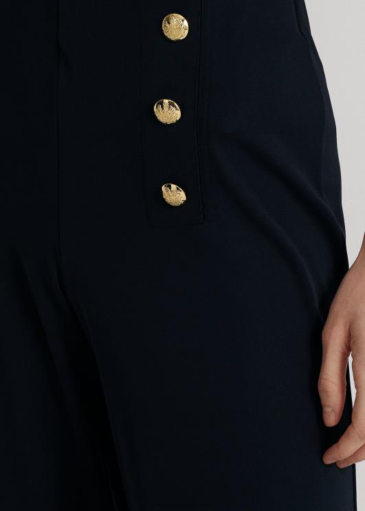 Ralph Lauren naised veniv jersey laia säärega püksid PR0V9157 merevägi