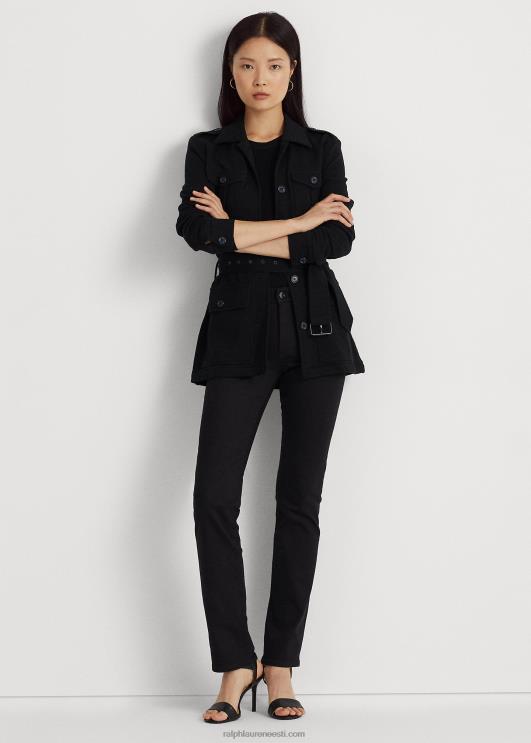 Ralph Lauren naised veniv toimne sirge püks PR0V4262 must