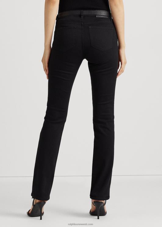 Ralph Lauren naised veniv toimne sirge püks PR0V4262 must