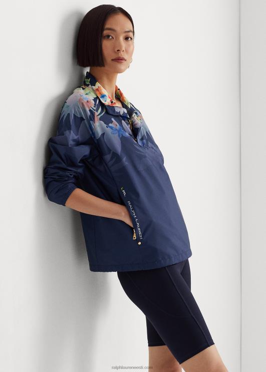 Ralph Lauren naised lilleline kaelusega pullover PR0V9573 mereväe multi