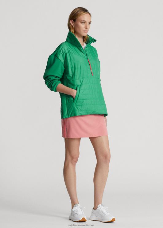 Ralph Lauren naised tepitud paneeliga hübriidpulover PR0V3745 parveroheline/kõrberoos