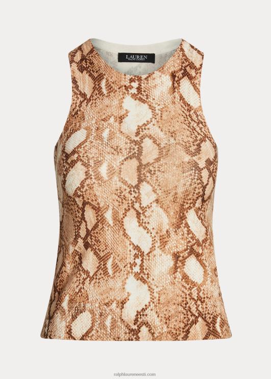 Ralph Lauren naised ussinahast mustriga puuvillaseguga paak PR0V4896 kreem multi