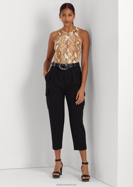 Ralph Lauren naised ussinahast mustriga puuvillaseguga paak PR0V4896 kreem multi