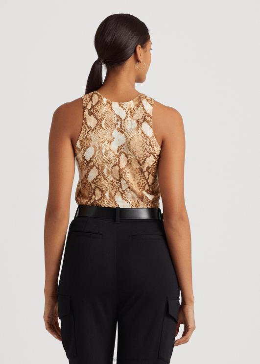 Ralph Lauren naised ussinahast mustriga puuvillaseguga paak PR0V4896 kreem multi