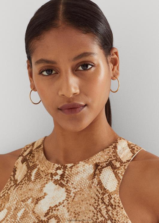 Ralph Lauren naised ussinahast mustriga puuvillaseguga paak PR0V4896 kreem multi