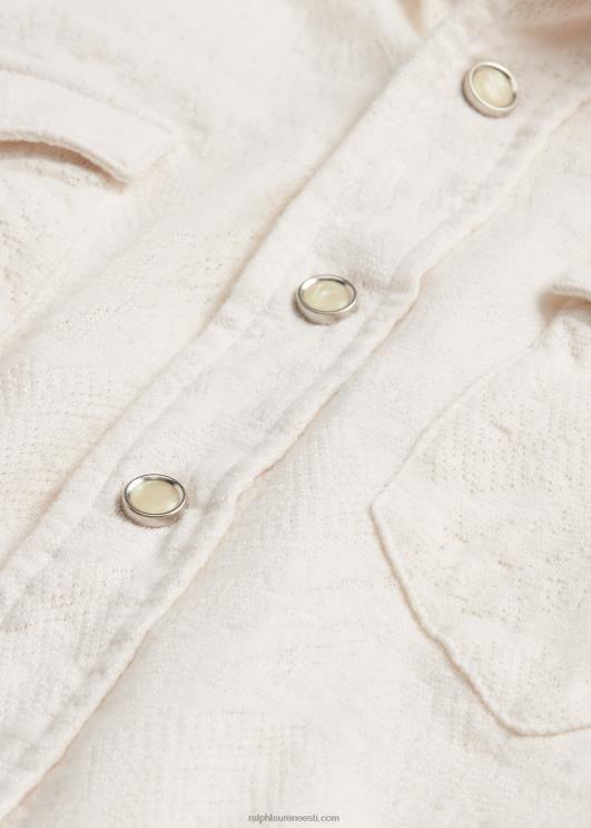 Ralph Lauren naised žakaarkootud lääne särk PR0V3613 tonaalne kreem