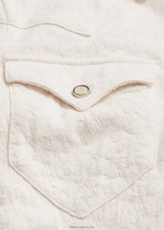 Ralph Lauren naised žakaarkootud lääne särk PR0V3613 tonaalne kreem