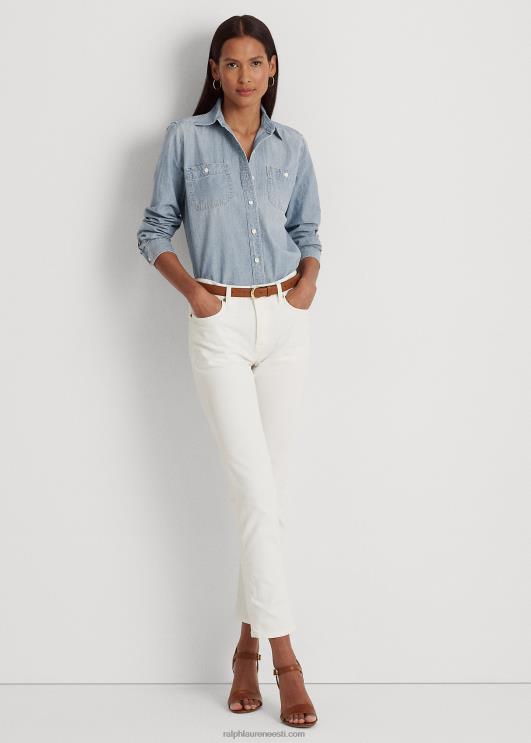 Ralph Lauren naised chambray puuvillane särk PR0V4265 chambray