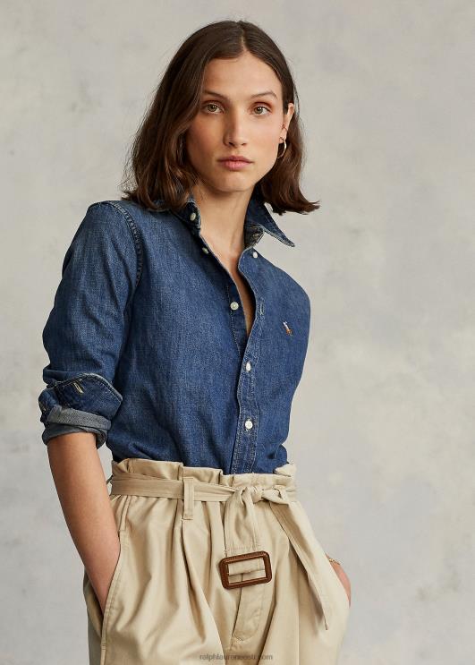 Ralph Lauren naised custom fit teksasärk PR0V4754