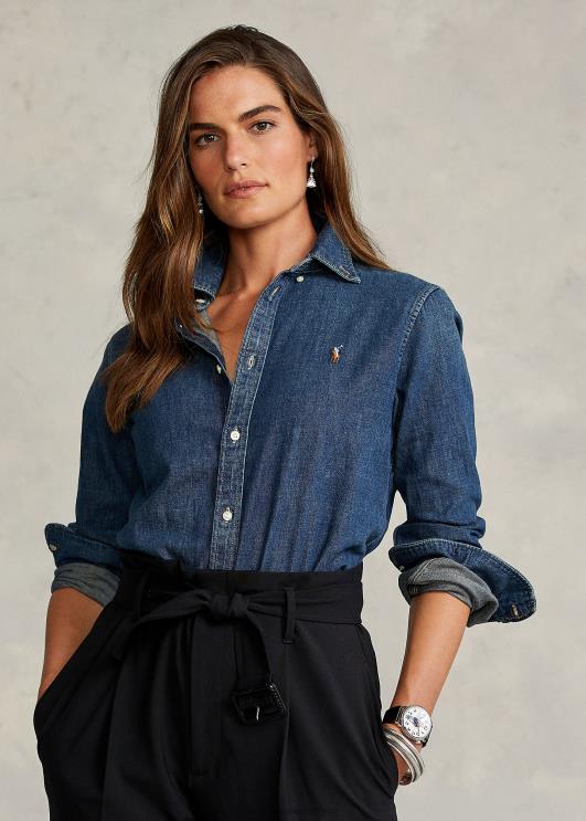 Ralph Lauren naised custom fit teksasärk PR0V4754