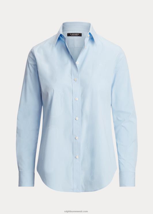 Ralph Lauren naised kergesti hooldatav elastne puuvillane särk PR0V4233 sinine