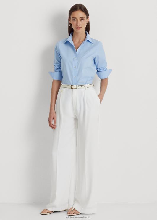 Ralph Lauren naised kergesti hooldatav elastne puuvillane särk PR0V4233 sinine