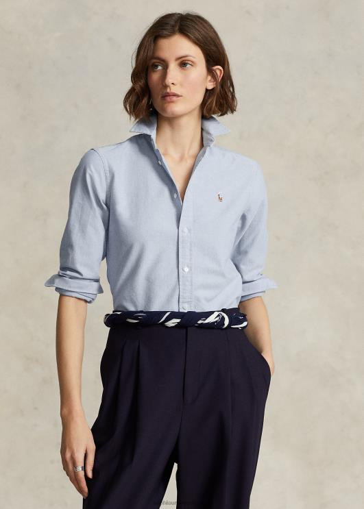 Ralph Lauren naised klassikaline sobiv oxfordi särk PR0V3146 sinine
