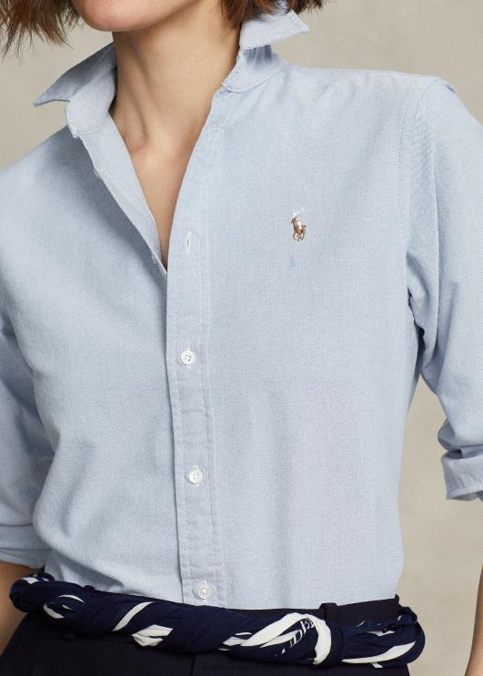 Ralph Lauren naised klassikaline sobiv oxfordi särk PR0V3146 sinine