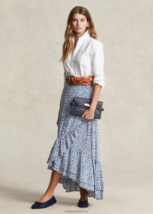 Ralph Lauren naised klassikaline sobiv oxfordi särk PR0V3147 valge