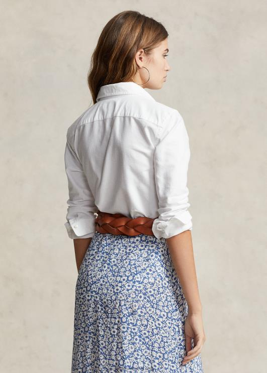 Ralph Lauren naised klassikaline sobiv oxfordi särk PR0V3147 valge