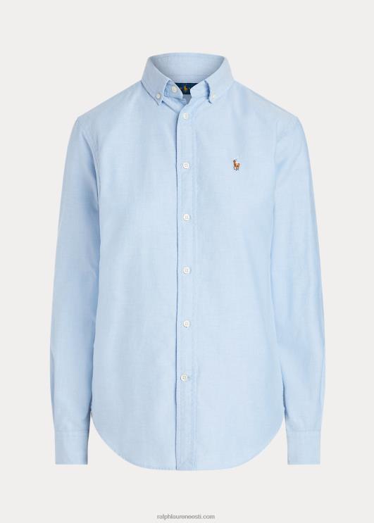 Ralph Lauren naised klassikaline sobiv oxfordi särk PR0V3348 sinine hüatsint
