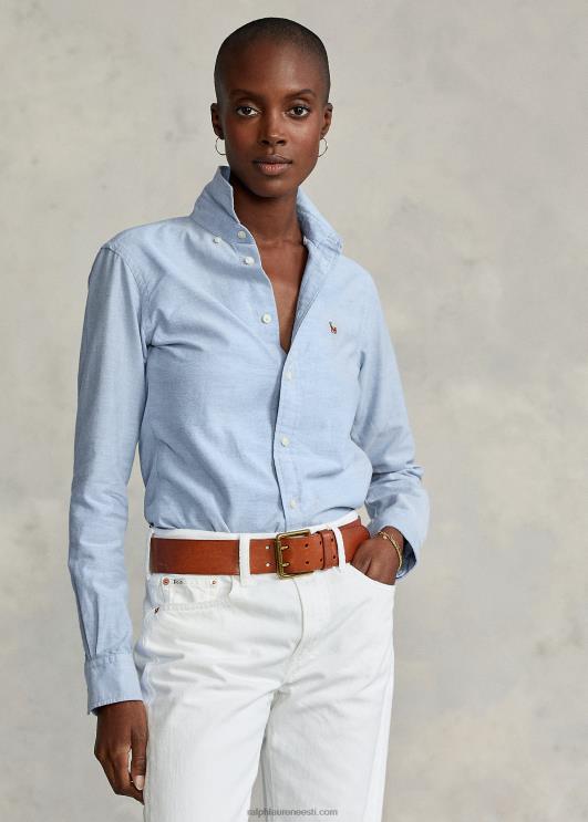 Ralph Lauren naised klassikaline sobiv oxfordi särk PR0V3348 sinine hüatsint