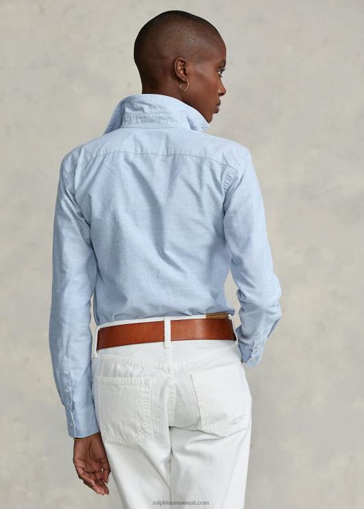 Ralph Lauren naised klassikaline sobiv oxfordi särk PR0V3348 sinine hüatsint