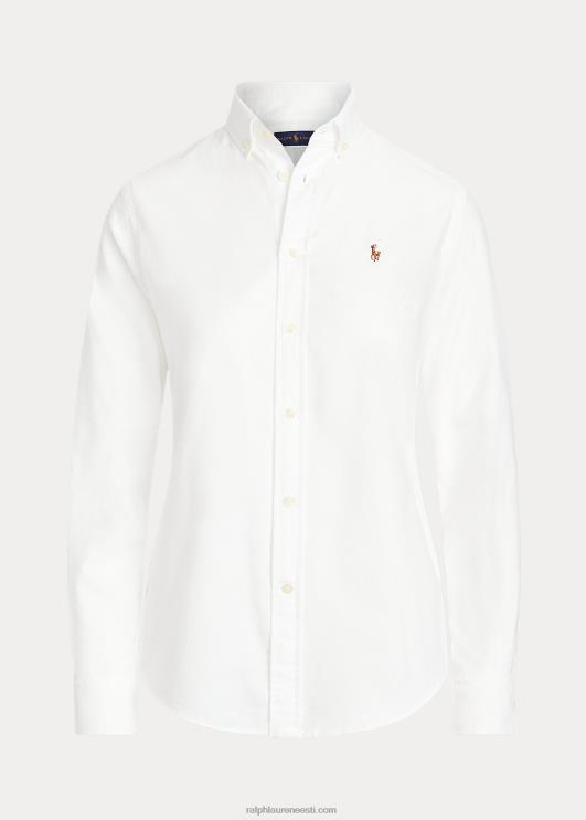 Ralph Lauren naised klassikaline sobiv oxfordi särk PR0V3349 valge
