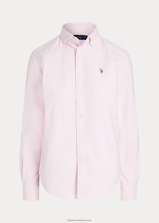 Ralph Lauren naised klassikaline sobiv oxfordi särk PR0V3350 deko roosa