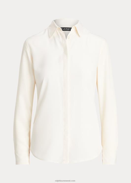 Ralph Lauren naised krepp-särk PR0V4169 mascarpone kreem